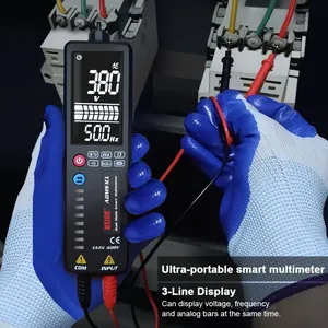 ADMS1 Digital multimeter Berührungs loses Live-Voltmeter NCV-Durchgangs tester Verdrahtung anzeige LCD-Anzeige Spannungs messungen - Product Image 5