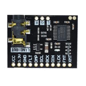 For <strong>Raspberry</strong> <strong>Pi</strong> pHAT Sound Card I2S interface PCM5102 DAC Module 24-bit Audio Board With Stereo Jack Beyond ES9023 PCM1794 - Product Image 5