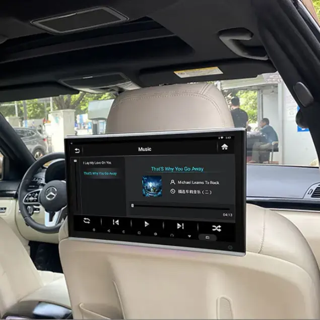 Haute qualité 9-13 pouces voiture appui-tête moniteur Android Carplay écran 4K écran Vedio/MP5 lecteur pour voiture