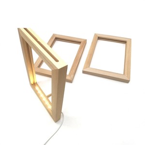 Đèn Ảnh Nghệ Thuật Tùy Chỉnh Đèn Ngủ 3D Khung Ảnh Sáng Tạo Bằng Gỗ Nguyên Khối Trang Trí Nhà Cửa Mới - Product Image 3