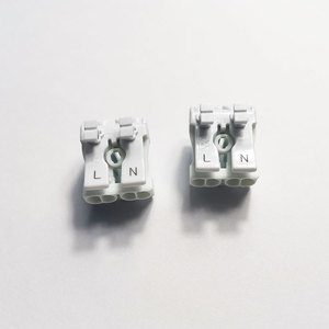 Bloque de terminales de 2 pines conector de resorte enchufable de terminal de conexión rápida - Product Image 6