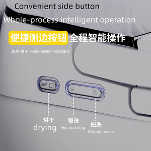 Bathroom Fancy Luxury Toilets Washing System Instant Hot Type Washing and Drying Smart Toilet <strong>Bidet</strong> With <strong>White</strong> Color Smart Toi - Product Image 2