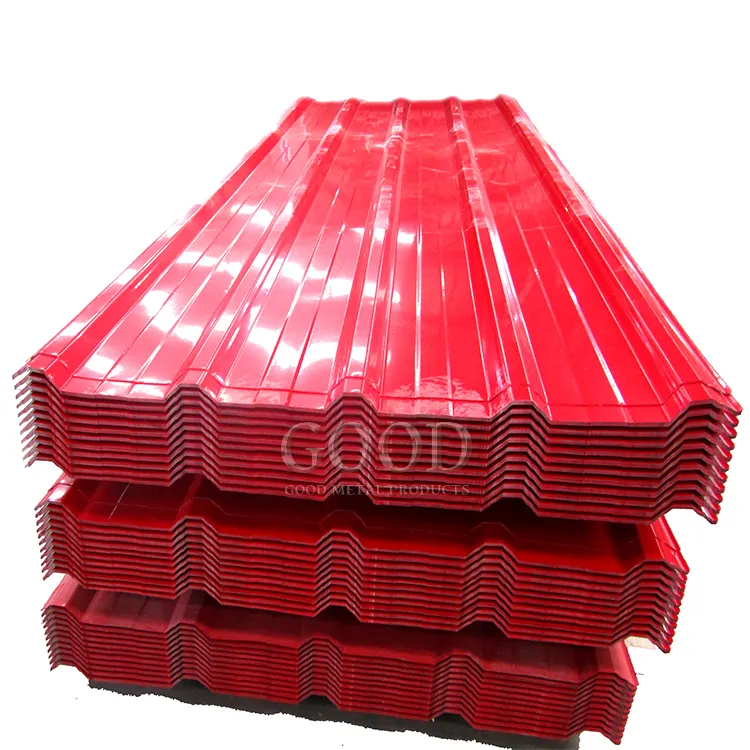 Venta directa de fábrica de China ppgi hoja de techo recubierta de color de acero galvanizado