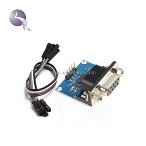 RS232 TTL modülü 2nd nesil DB9 kadın kafa modülü, indir kablosu MAX3232 seri Port yanıp sönen kurulu - Product Image 1