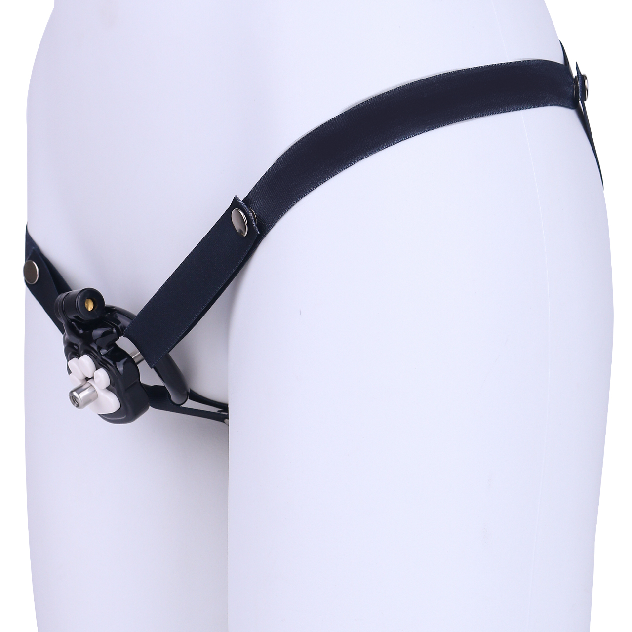 Tube métallique + Ceinture - Noir