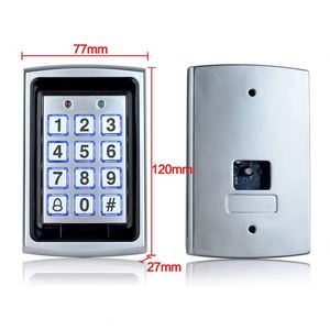 Sicherheits system Wasserdichtes Metall gehäuse Proximity RFID Reader 125kHz Arbeit Standalone Access Control Keypad - Product Image 6