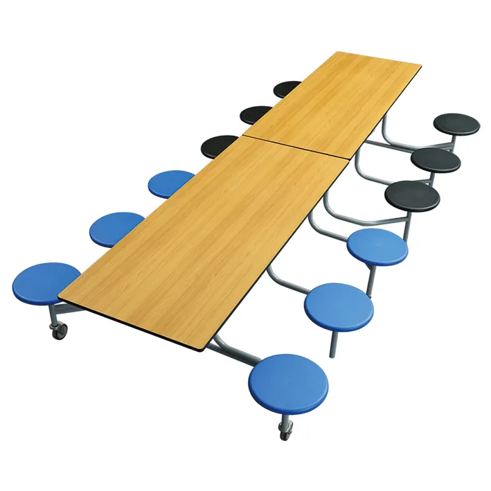 Shanfeng-mesa de comedor plegable de madera para escuela, juego de 12 sillas