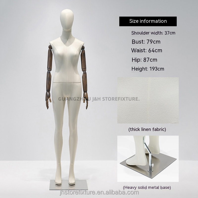 Bras antiqued de corps blanc féminin