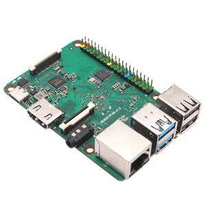 Rock PI 4B V1.4 Rockchip RK3399 Cortex Sei Core SBC/Single Board Computer Compatibile con Ufficiale Raspberry Pi Display