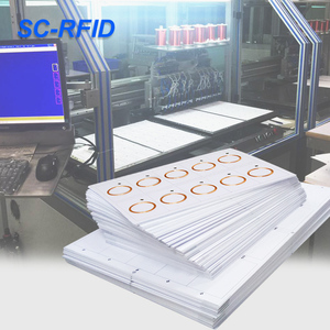 アクセス制御業界13.56Mhz A4 2*5 NFCタグインレイシートカスタマイズRfidインレイシートPvcカード素材 - Product Image 6