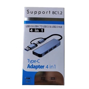 Cantell 4 in 1 <strong>USB</strong> HUB Aluminium Alloy Type-C and <strong>USB</strong> 3.0 Interface for Mobile Phone and PC Macbook Product - Product Image 2
