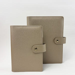 Forniture per ufficio all'ingrosso Multi funzione chiusura a bottone a pressione A5 A6 legante anello oro Planner Cover <span class=keywords><strong>Custom</strong></span> pelle Budget Binder