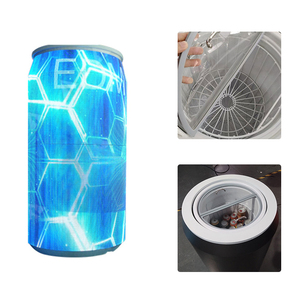 Creativo 50L refrigerato spazio LED Display a forma di schermo a forma di bevanda Display per lo scorrimento dei messaggi schermo - Product Image 1