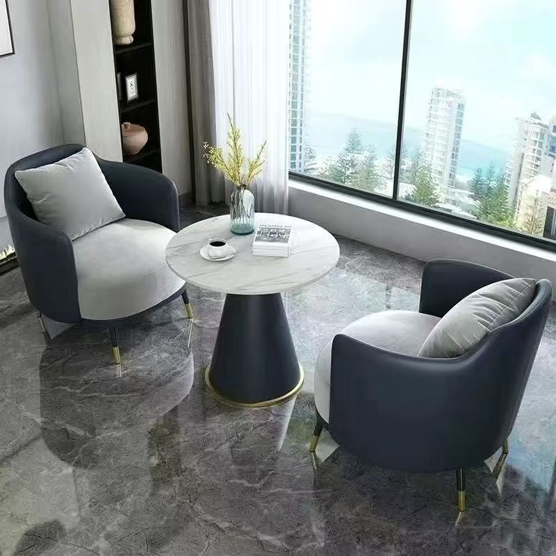 cuero gris azul