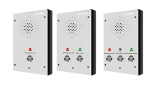Intercomunicador de audio SIP Proolin Factory con control de acceso Red Poe de dos teclas-Intercomunicador IP