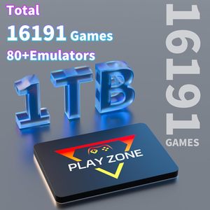 レトロゲームコンソール1テラバイトSSD 16,191ゲーム80 + エミュレータープラグアンドプレイWindows内蔵PlayZone FTPビデオゲーム用 - Product Image 1