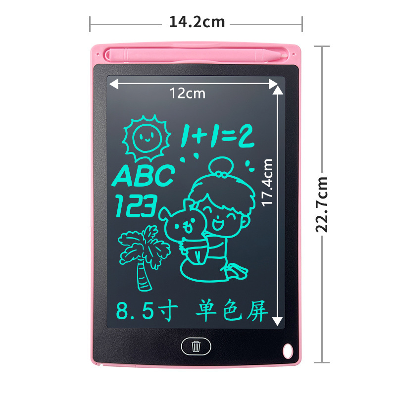 D-8.5 inch pink + monochrome