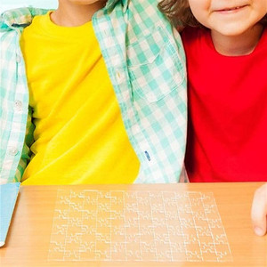 108 pcs rõ ràng Acrylic thân thiện với môi hình dạng phim hoạt hình ghép hình câu đố thiết lập thách thức khó khăn nhất Trò chơi câu đố cho trẻ em Đồ chơi quảng cáo - Product Image 4