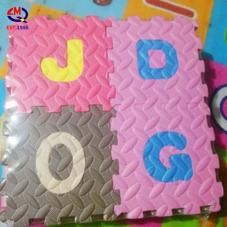 Bambini Educativi Lettera Mat Produttore Numero di Alfabeto Strisciante Stuoie Numeri Schiuma Di Puzzle del Gioco Del Bambino Mat Set