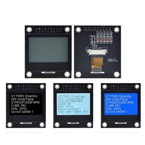 TZT 12864 LCD-Bildschirm Lcd12864-03A modul Serial Port 12864 Dot Matrix SPI mit Eisen rahmen 12864-Modul für Arduino - Product Image 1