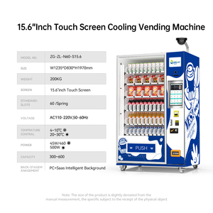Zhi gou công nghệ đồ uống Snack <span class=keywords><strong>Mini</strong></span> Máy bán hàng tự động tiền mặt/thẻ/mã QR SDK kích hoạt Quản lý dựa trên đám mây cho trung tâm mua sắm sử dụng - Product Image 2