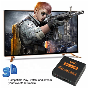 <strong>Switcher</strong> <strong>1</strong> in 2 Out 1080p 4kx2k 1x2 Hdcp 3d Splitter Power Signal Amplifier 4K *2K Full 3D <strong>1</strong> in 2 Out