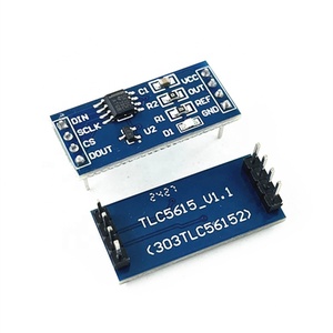 บอร์ดแปลง TLC5615 10บิตอนุกรม DAC ดิจิตอลเป็นแอนะล็อก TL431โมดูลการแปลง IC 5V - Product Image 1