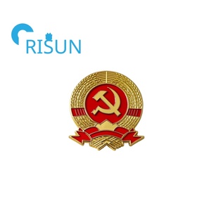 Retro sscb sembol emaye Pin kırmızı yıldız orak çekiç soğuk sovyet CCCP broş hediye için simge rozeti yaka Pin ceket kap giysi