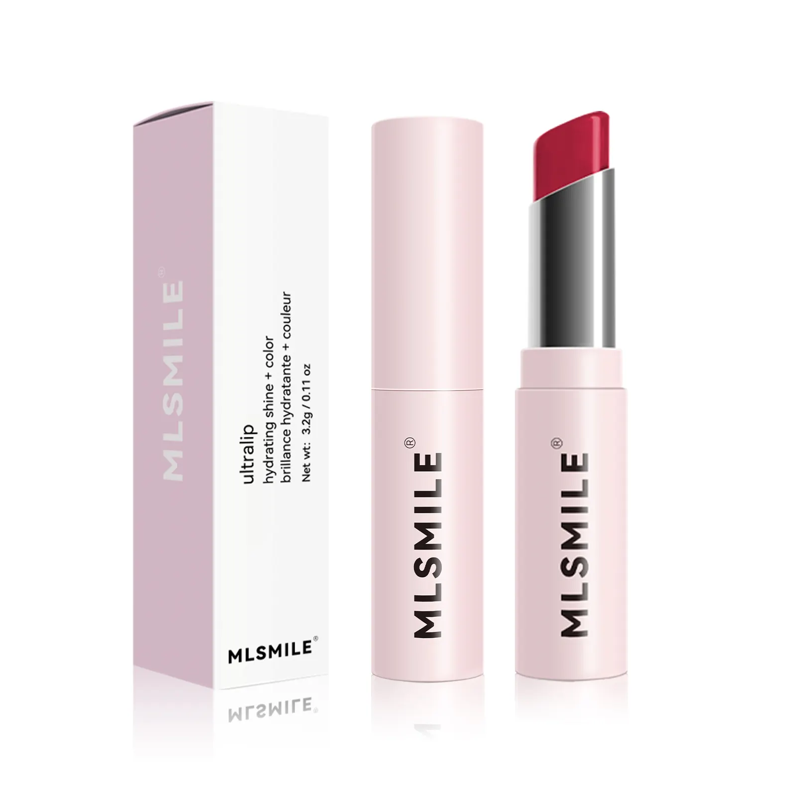 MLSMILE 6 Color 2023 New Design Velvet Long-lasting Moisturizing Easy To Color Original Creamy Hydrating Satin Lipstick