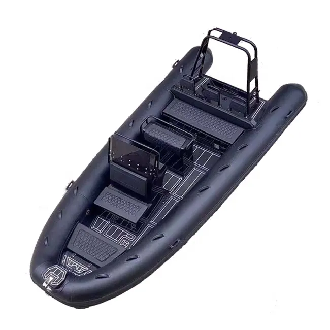 18ft Aluminum Hull RIB 560 Hypalon Inflatable Rowing Boat For Sale