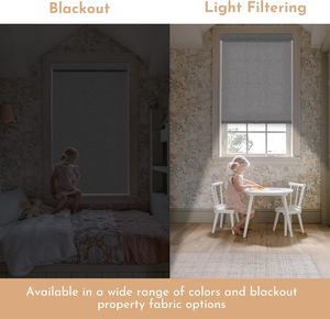 Persilux không dây linen vải màn lăn Shades nhiệt cách điện cửa sổ Shades UV bảo vệ cho nhà văn phòng tùy chỉnh bây giờ - Product Image 4