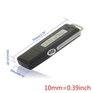 Grabadora de voz USB Grabadora de sonido portátil Mini Oice Pen 32G/16g/8g/4G Mini USB Flash Grabadora de audio digital - Product Image 6