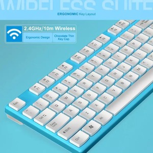 <strong>Computer</strong> Ergonomics 8820 Wireless <strong>Keyboard</strong> and <strong>Mouse</strong> Combo Pc Gaming Office <strong>Keyboard</strong> and <strong>Mouse</strong> Set - Product Image 4