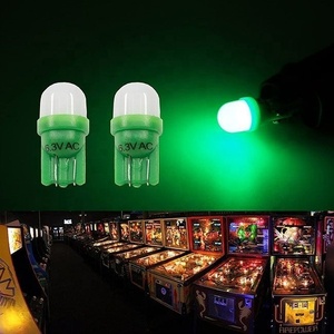 T10 555 kama bankası buzlu kubbe tilt makinesi Led ampul 6.3V Led olmayan gölgelenme langırt oyun ışıkları sütlü PC kapak - Product Image 6