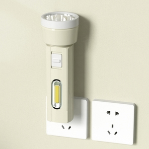 ไฟฉายแอลอีดีชาร์จไฟได้พลังงานสูงชาร์จ USB ได้ระยะยาวไฟ cob สว่าง ABS ร่างกายที่มีประสิทธิภาพมากที่สุดโคมไฟแฟลช LED - Product Image 4