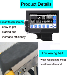 Verfalls datum Chargen nummer Eiercode-Druckmaschine Verfalls datum Codierung Druckmaschine mit Tinten strahl codierung - Product Image 4