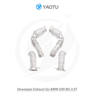 YT ท่อไอเสีย downpipe สำหรับ BMW M5/G90 4.4T สแตนเลสป้องกันความร้อนระบบท่อไอเสีย - Product Image 2
