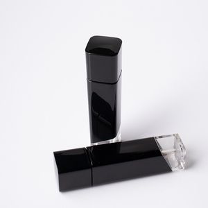 The Black square <strong>8</strong> ml Bevel Special Design Custom Private Label and Boxes Empty Plastic Lip Gloss <strong>Tubes</strong> Packaging - Product Image 2
