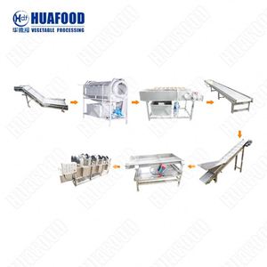 Elma/armut/Mango temizleme işleme ekipmanları meyve sebze yıkama kurutma işleme hattı - Product Image 6