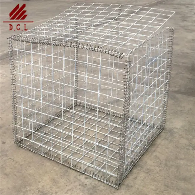 Galvanized Stone Cage Baskets Gabion Box Gabion Wire Mesh Wire Mesh For Sale