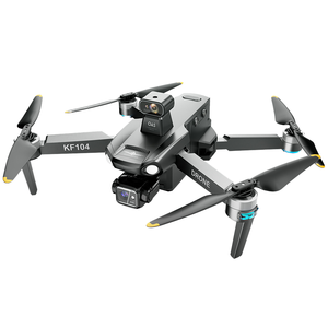 โดรนสี่ใบพัดควบคุมด้วยระบบไวไฟ FPV พับได้4K กล้อง HD สองสิ่งกีดขวางการหลีกเลี่ยงการไหลของแสงตำแหน่งโดรน RTF 6กม. - Product Image 2