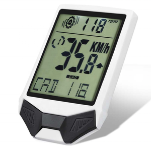 Pantalla grande de 2,5 pulgadas, 2 en 1, velocidad de ciclismo y cadencia, medidor de potencia de ordenador de bicicleta para gimnasio al aire libre, ciclismo - Product Image 1