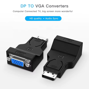 Salida VGA A Adaptador convertidor de entrada Displayport Adaptador Displayport A VGA