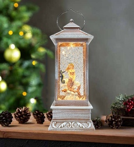 Pil veya USB güç kristal su iplik Glitter topu Mermaid plaj tasarım üzerinde kar küre