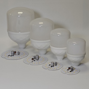 AC85-265V 18W 38W 48W PC อลูมิเนียม T หลอดไฟหลอดไฟ LED 28W - Product Image 1