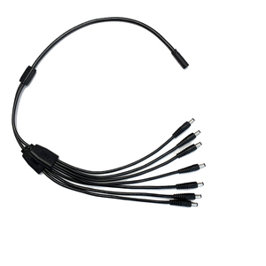 DC Power Distributor <strong>Cable</strong> <strong>1</strong> Female to 7 Male Barrel Plug 5.5 <strong>mm</strong> X 2.<strong>1</strong> <strong>mm</strong> Suitable for CCTV Cameras and LED Lights - Product Image 3