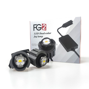 Otomatik aydınlatma aksesuarları FG2 LED çift renk 3000K/6500K sis işık sürüş işıkları ile Fan - Product Image 1
