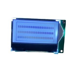 128 x 64 TN COG monochrom FSTN reflektierender LCD-Modul mit Positiver Hintergrundbeleuchtung 30 Stifte mit Platte - Product Image 4