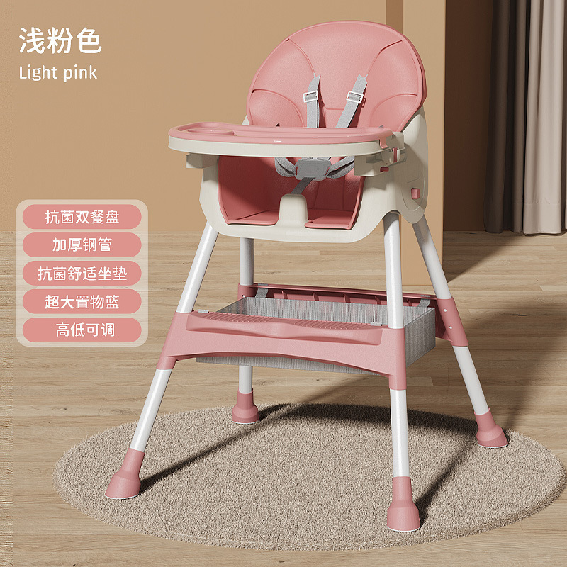Silla de comedor Barbie-rosa con cojín