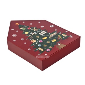 Phân hủy sinh học Handmade Bộ quà tặng sang trọng 2025 bao bì tùy chỉnh Advent lịch hộp giấy với 24 ngày - Product Image 4